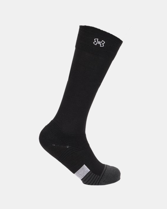 Women's UA Alto Over-The-Calf Socks in Black image number 3